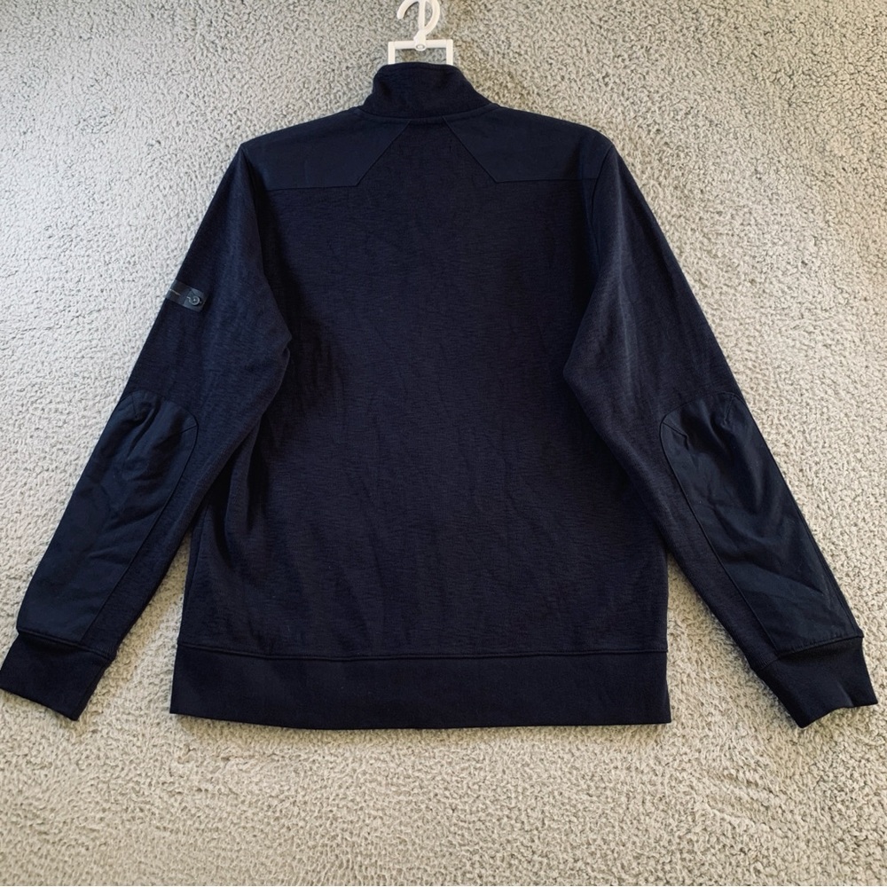 Ben Sherman Sweater Jacket Men's Zipper Knit Cotton Blend Navy Size‎ XL - Picture 3 of 16